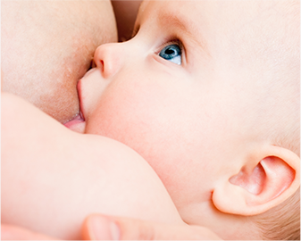 유방 관리, 아기수유 젖물리기